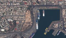 The image of Piraeus, Greece acquired with TripleSat-1 on 1 February 2023.