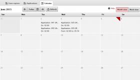 Farm register - calendar